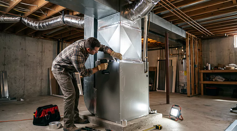How to Attach Ductwork to an Air Handler?