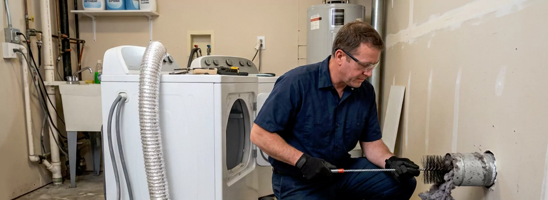 Clogged Dryer Vent Repair in Plainfield, New Jersey