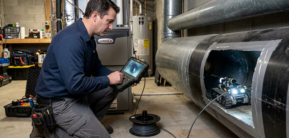 Robotic Duct Inspection in Plainfield, NJ