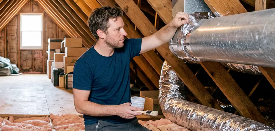Duct Board Leak Repair in Plainfield