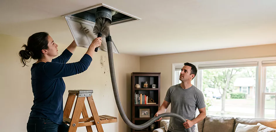 Roof and Wall Exhaust Cap Cleaning in Plainfield