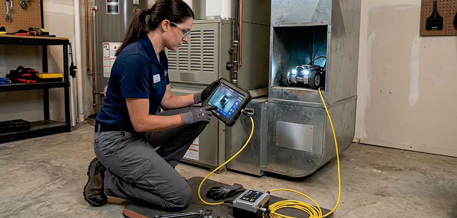 Robotic Duct Inspection in Plainfield